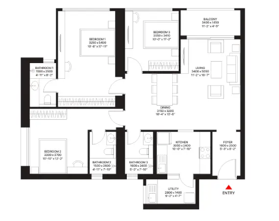 Sobha Inizio Floor Design