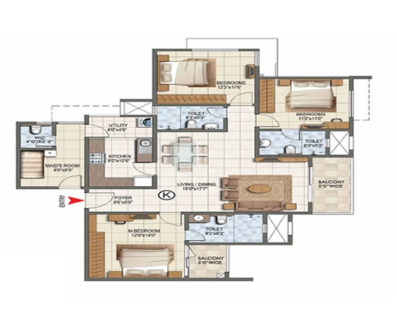 Sobha Magnus Floor Design