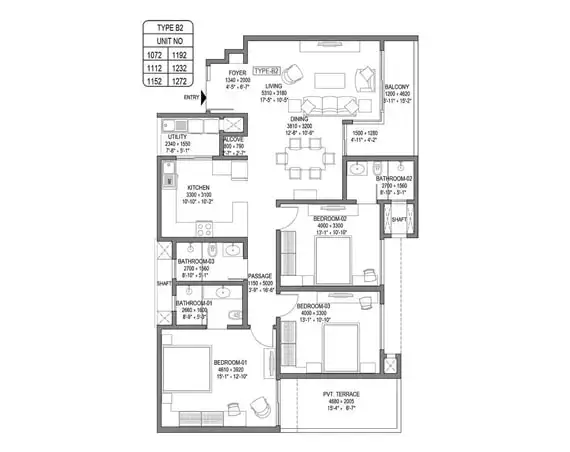 sobha royal crest model flat