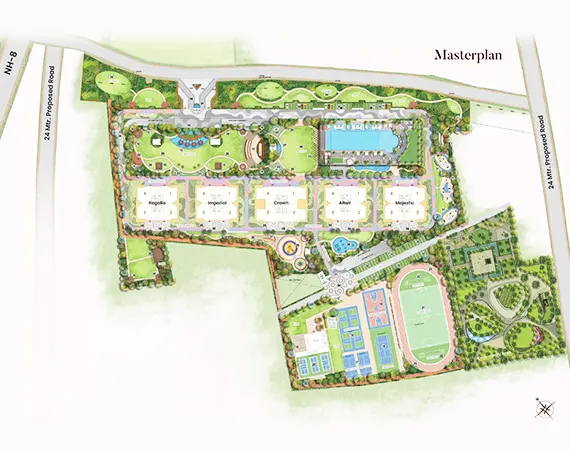 Suncity Monarch floor plan