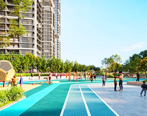 The Pinnacle at Sobha Central Buildings