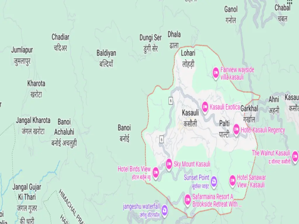 Vianaar Dappled Light Estate Location Map